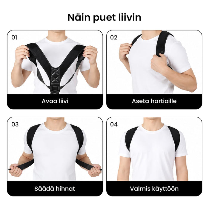 Säädettävä ryhtiliivi