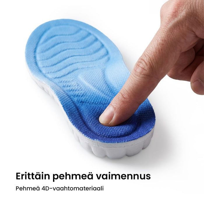 4D-iskunvaimennuspohjalliset