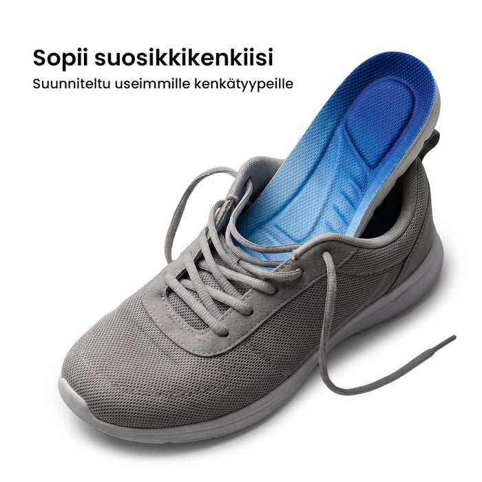 4D-iskunvaimennuspohjalliset