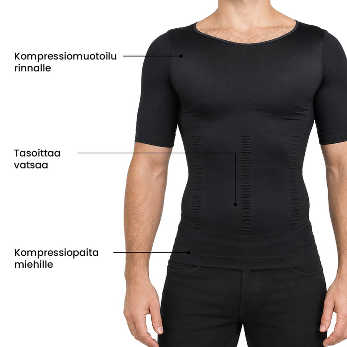 Muotoileva kompressiopaita miehille