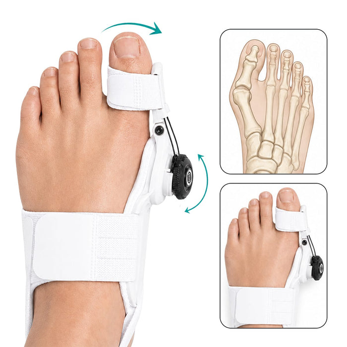 Vartalokauppa Hallux valgus -korjaaja säädettävällä varvastuella