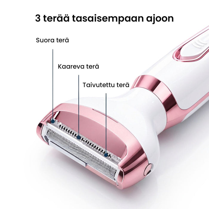 Sähköinen karvanpoistaja 4-in-1
