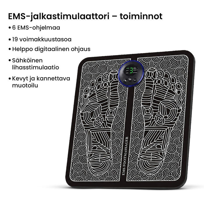 Jalkahierontalaite (EMS, älykäs malli)
