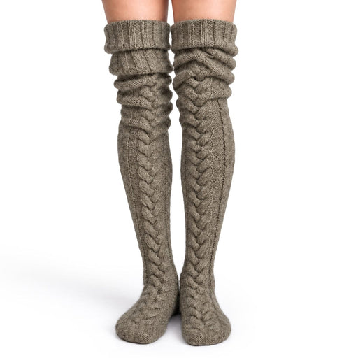 Vartalokauppa Cozysocks - Lämpimät ja mukavat pitkät sukat – Tumma harmaa