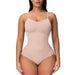 Vartalokauppa bodyshaper Beige / S Saumaton bodysuit-muotoileva alusvaate
