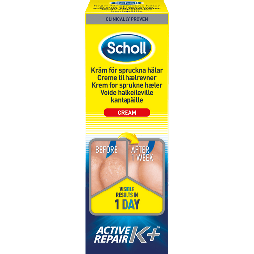 Vartalokauppa Jalkavoide Oletusotsikko SCHOLL AKTIV K+ KRÄM 60ML