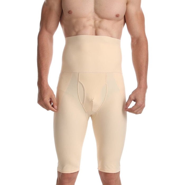 Vartalokauppa Shapewear Beige / M Muotoilevat kompressioshortsit (vyötuki)