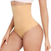 Vartalokauppa Shapewear Beige / S/M Kehonmuokkaava korkeavyötäröinen muotoilusukka