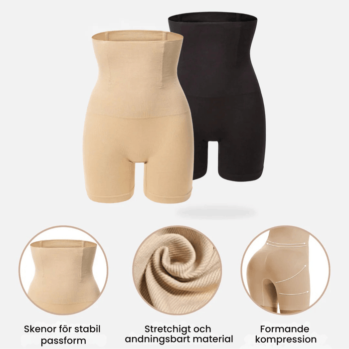 Vartalokauppa Shapewear Korkeavyötäröiset muotoilevat shortsit